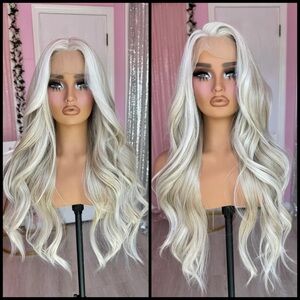 Human Hair Blended Lace Front Wig